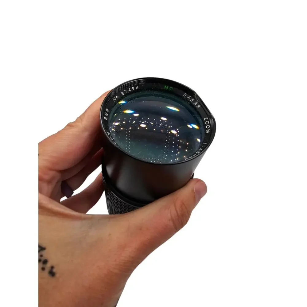 Sakar 80-250mm Macro Zoom Lens for Canon FD Mount SLR Film Camera